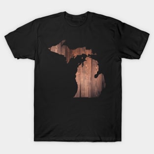 Michigan Wood Panel T-Shirt